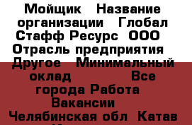 Мойщик › Название организации ­ Глобал Стафф Ресурс, ООО › Отрасль предприятия ­ Другое › Минимальный оклад ­ 30 000 - Все города Работа » Вакансии   . Челябинская обл.,Катав-Ивановск г.